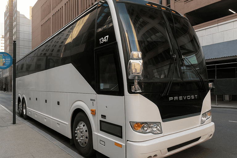 a Yakima Coach Bus Service coach bus