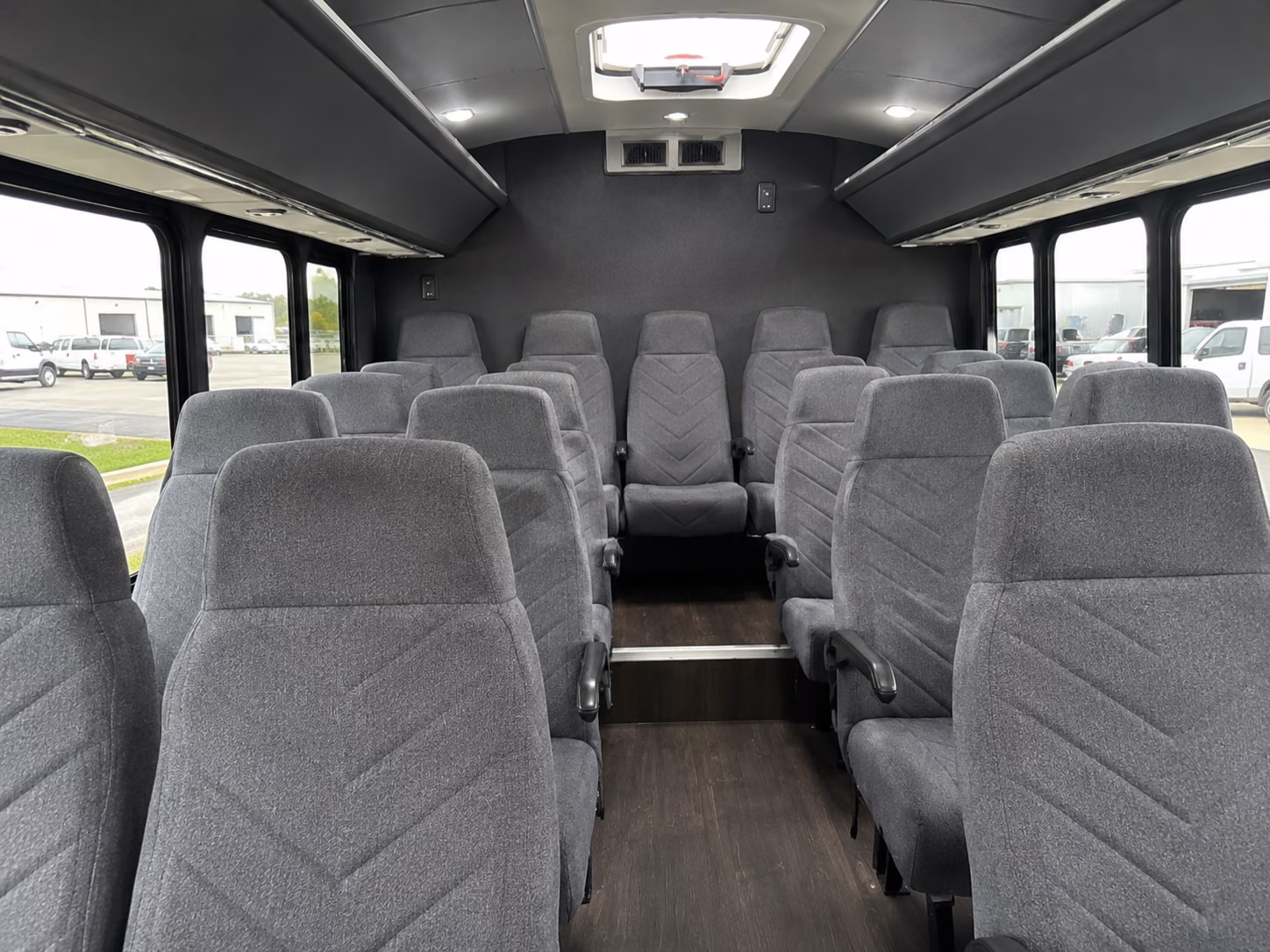 yakima 15 passenger minibus inside