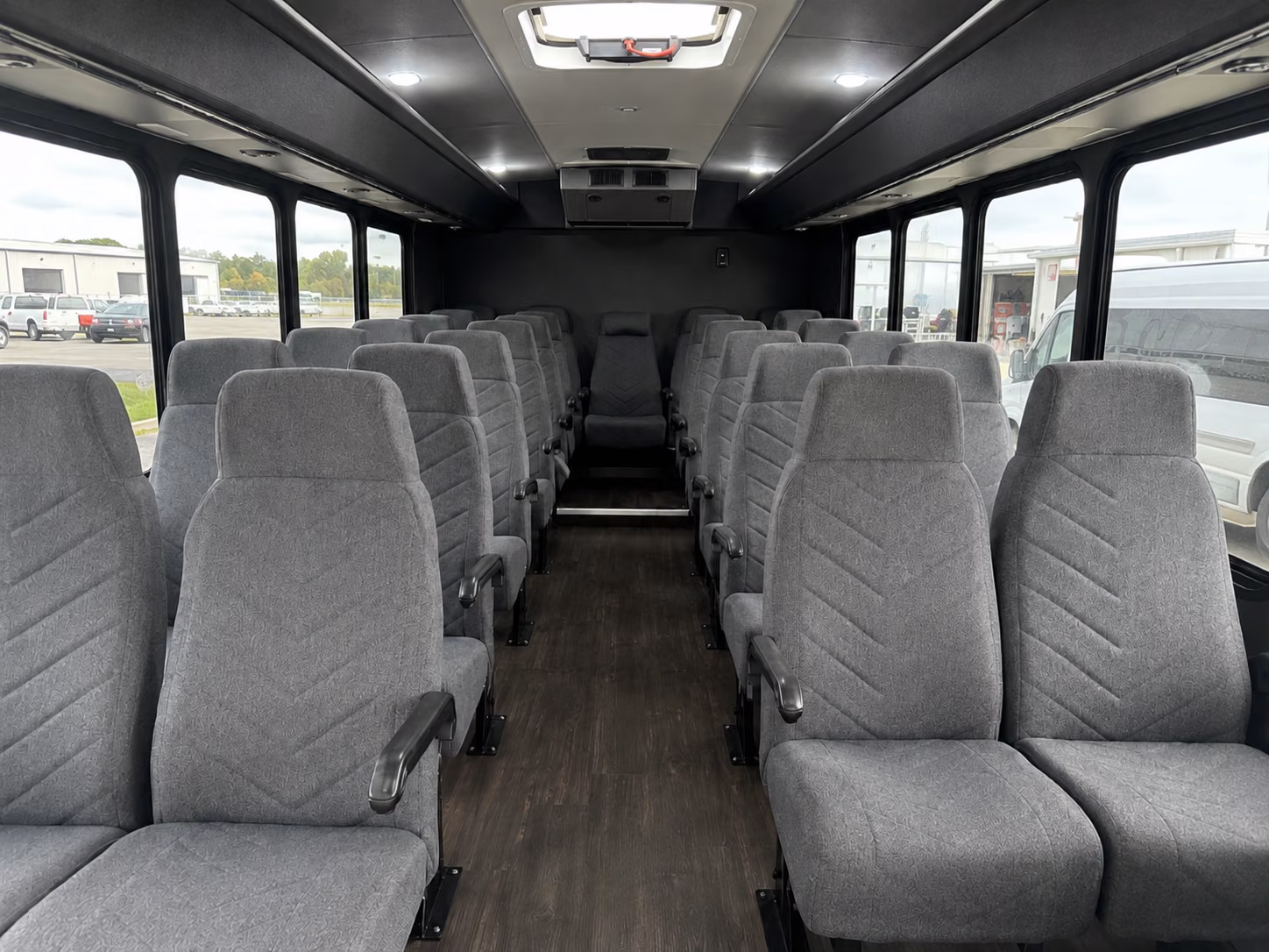 yakima 18 passenger minibus inside