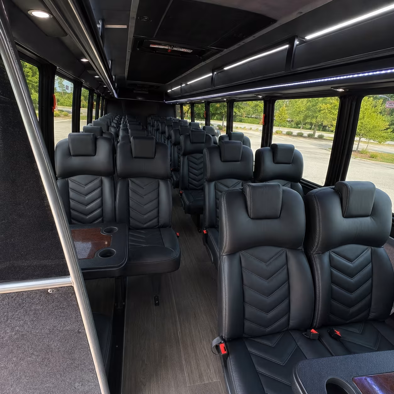 yakima 25 passenger minibus inside
