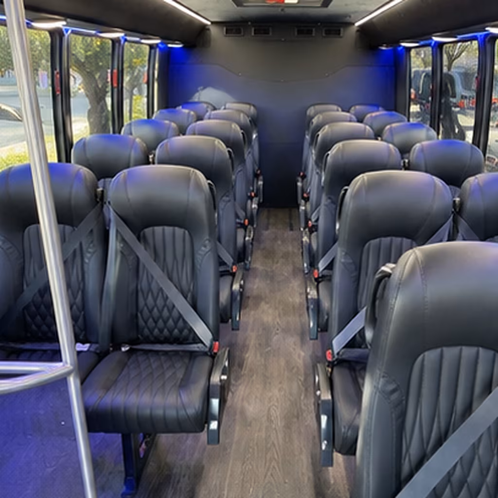 yakima 28 passenger minibus inside