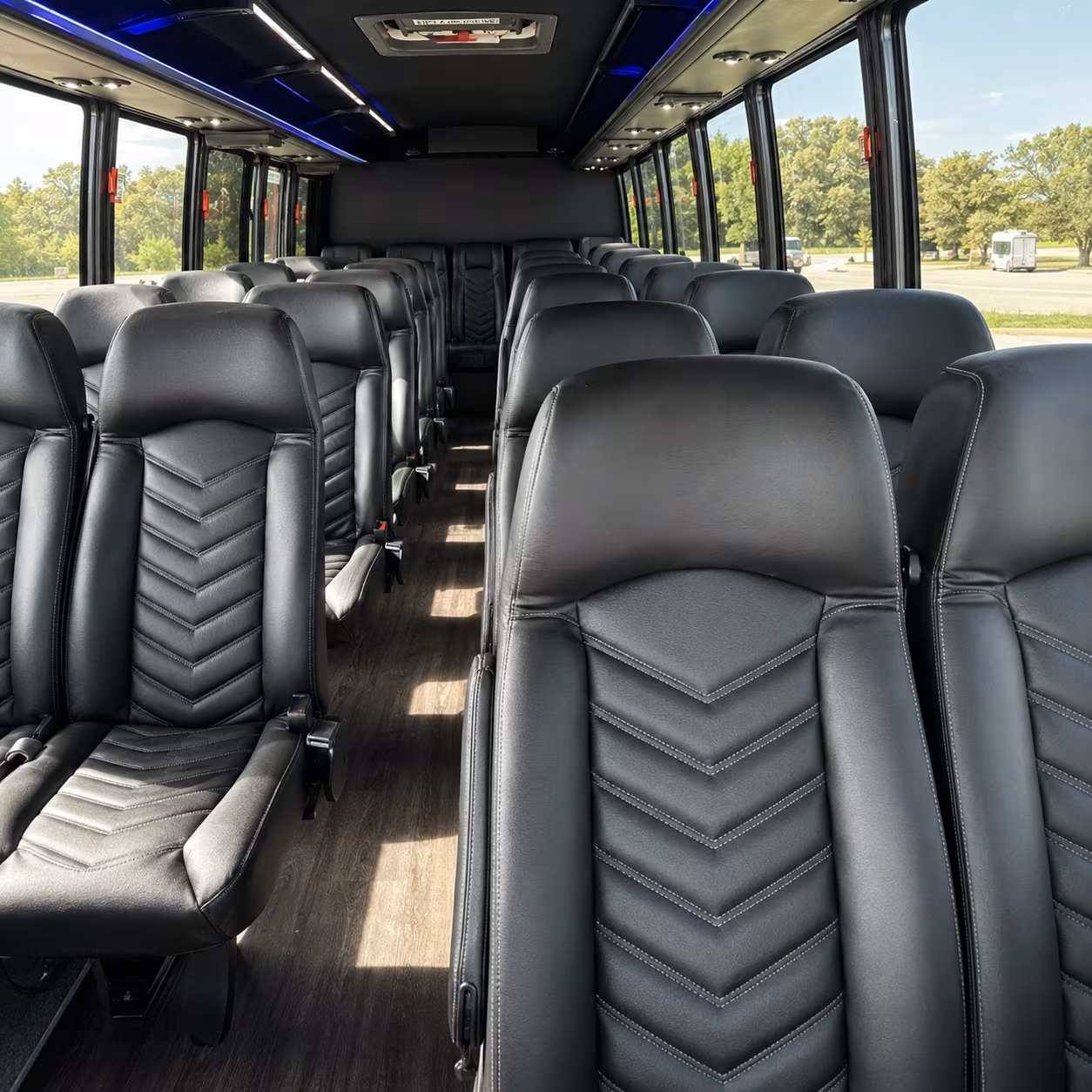 yakima 28 passenger minibus interior