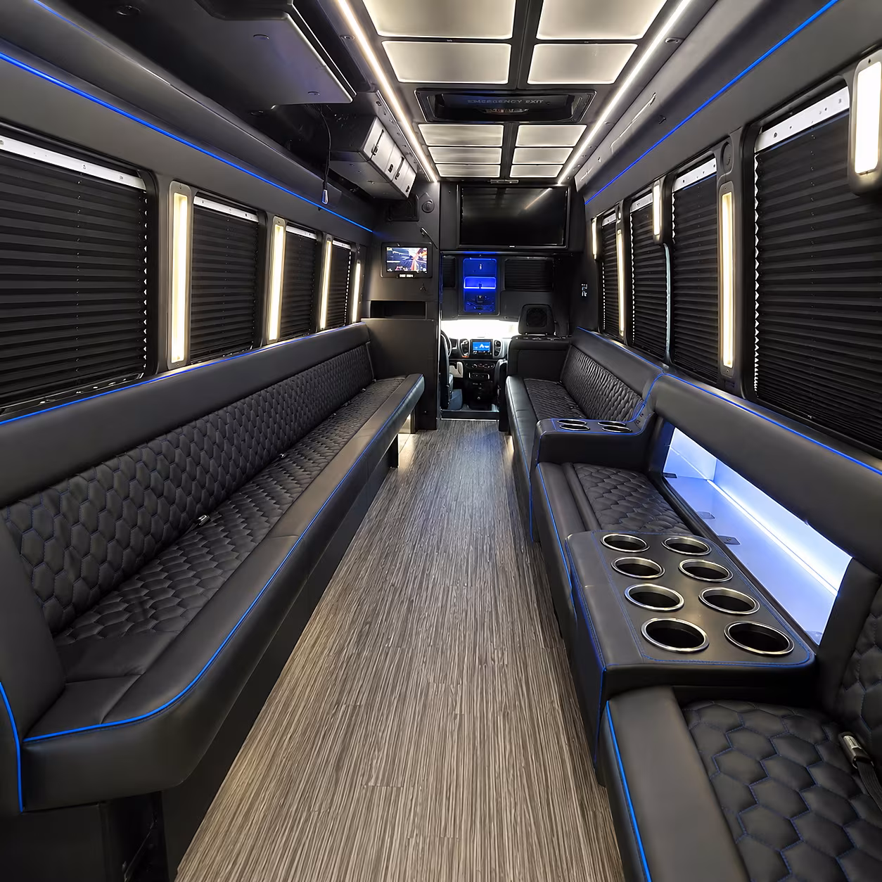 yakima party bus interior